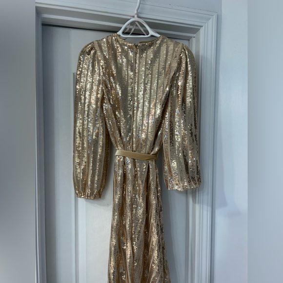 Nanette Lepore Gold Sequin Mini Dress 💛💛💛 - Picture 5 of 7